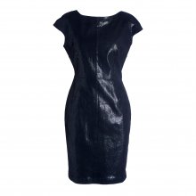 ΦΟΡΕΜΑ ΜΑΥΡΟ ΓΥΑΛΙΣΤΕΡΟ ΚΟΝΤΟ ΜΑΝΙΚΙ SIMONETTA RAVIZZA