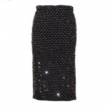 CEDRIC CHARLIER ΦΟΥΣΤΑ ΓΚΡΙ ΠΛΕΚΤΗ ΜΕ ΜΑΥΡΕΣ-ΚΑΦΕ-ΠΟΥΛΙΕΣ SIZE:IT40