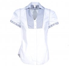 ΠΟΥΚΑΜΙΣΟ ΚΟΝΤΟΜΑΝΙΚΟ ΛΕΥΚΟ NAVY ZAC POSEN