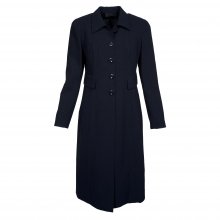 DONNA KARAN ΜΠΛΕ ΣΚΟΥΡΟ ΠΑΛΤΟ- ΜΑΝΤΟ SIZE:US6