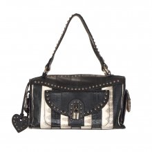 ΤΣΑΝΤΑ ΦΙΔΙ ΜΑΥΡΟ ΑΣΠΡΟ LUELLA