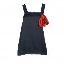 ΤΟΠ ΜΑΥΡΟ ΜΕΤΑΞΩΤΟ ΜΠΟΥΤΟΝΙΕΡΑ ΛΟΥΛΟΥΔΙ (Μ) LANVIN