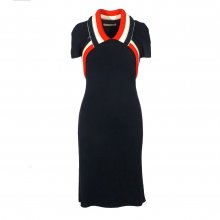 ΦΟΡΕΜΑ ΜΑΥΡΟ ΜΑΛΛΙΝΟ ΚΟΚΚΙΝΕΣ-ΕΚΡΟΥ ΡΙΓΕΣ 38 BALENCIAGA