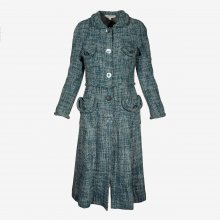 ΠΑΛΤΟ ΦΥΣΤΙΚΙ ΠΡΑΣΙΝΟ ΒΑΜΒΑΚΙ MARC JACOBS S