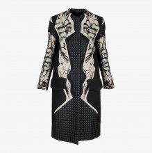 ΠΑΛΤΟ ΜΑΛΛΙΝΟ ΜΕ ΣΧΕΔΙΑ ΓΚΡΙ ΠΡΑΣΙΝΟ ΑΠΟΧΡΩΣΕΙΣ PETER PILOTTO S