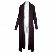 DONNA KARAN ΖΑΚΕΤΑ ΑΣΣΥΜΕΤΡΗ ΣΚΟΥΡΟ ΜΩΒ SIZE:L