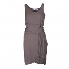 ΦΟΡΕΜΑ TAUPE ΜΕΤΑΞΩΤΟ 36 CHRISTIAN DIOR