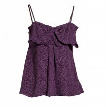 ΤΟΠ ΤΙΡΑΝΤΑΚΙ ΡΙΧΤΟ  ΜΩΒ ΑΣΠΡΟ-ΠΟΥΑ ΦΙΟΓΚΟΣ CHRISTIAN DIOR