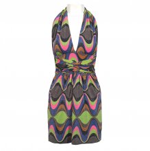 M MISSONI ΕΜΠΡΙΜΕ ΦΟΡΕΜΑ ΜΕ ΛΟΥΡΕΞ ΚΑΙ ΑΝΟΙΧΤΗ ΠΛΑΤΗ 