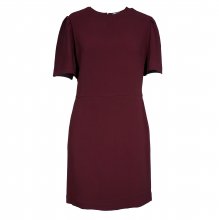 STELLA MC CARTNEY ΜΠΟΡΝΤΩ ΦΟΡΕΜΑ ΜΕ ΑΝΟΙΓΜΑΤΑ ΣΤΟ ΠΙΣΩ ΜΕΡΟΣ ΜΑΝΙΚΙΑ SIZE:42