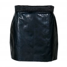 ΦΟΥΣΤΑ ΜΑΥΡΗ ΒΙΝΙΛ ΜΙΝΙ CHLOE FR 40