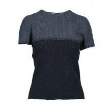 ΜΠΛΟΥΖΑ ΚΟΝΤΟ ΜΑΝΙΚΙ ΓΚΡΙ ΠΛΕΚΤΗ VALENTINO SIZE:M