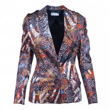 ΣΑΚΑΚΙ ΠΟΛΥΧΡΩΜΟ ΕΜΠΡΙΜΕ ΜΕΤΑΞΩΤΟ JULIEN MC DONALD SIZE:IT40