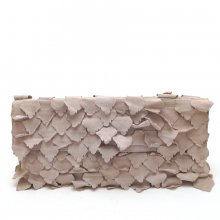 ROBERTO CAVALLI CLUTCH ΕΚΡΟΥ ΣΟΥΕΝΤ 