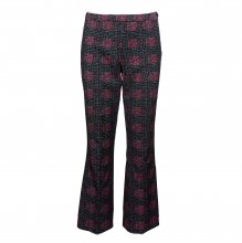 PRADA ΠΑΝΤΕΛΟΝΙ ΡΟΖ-ΜΑΥΡΟ-ΠΡΑΣΙΝΟ SIZE:40