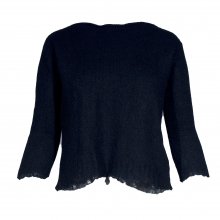 PRADA ΜΑΥΡΟ ΠΛΕΚΤΟ ΠΟΥΛΟΒΕΡ SIZE:40