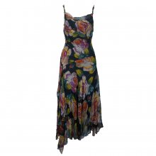 ΦΟΡΕΜΑ FLORAL ME ΠΑΓΙΕΤΕΣ/ΧΑΝΤΡΕΣ DVF US2