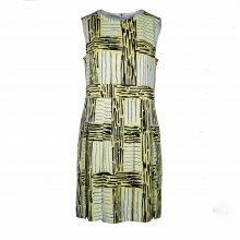 ΦΟΡΕΜΑ ΚΙΤΡΙΝΟ ΜΑΥΡΟ ΜΙΝΤΙ ΑΜΑΝΙΚΟ ΕΜΠΡΙΜΕ ΦΕΡΜΟΥΑΡ ΣΤΟ ΠΙΣΩ ΜΕΡΟΣ DVF 8