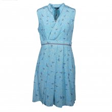 ΦΟΡΕΜΑ ΓΑΛΑΖΙΟ ΜΕ ΓΚΡΙ ΠΟΥΛΙΑ ΚΑΙ ΚΙΤΡΙΝΕΣ ΛΕΠΤΟΜΕΡΕΙΕΣ RAOUL FR 40