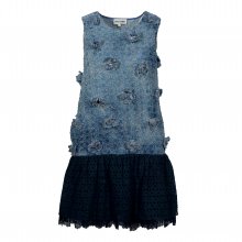 ΦΟΡΕΜΑ ΓΑΛΑΖΙΟ ΜΑΥΡΟ  ΚΕΝΤΗΜΕΝΑ ΛΟΥΛΟΥΔΙΑ ΜΙU MIU 