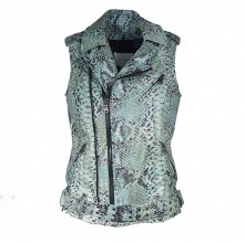 ΓΙΛΕΚΟ ΤΙΡΚΟΥΑΖ ΜΕ ΤΥΠΩΜΑ ΦΙΔΙ ΔΕΡΜΑΤΙΝΟ BALMAIN