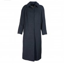 ΠΑΛΤΟ ΓΚΡΙ ΜΑΛΛΙΝΟ ΜΑΚΡΥ BURBERRY (L)