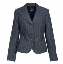 GIORGIO ARMANI ΚΑΣΜΙΡ PINSTRIPE ΓΚΡΙ ΣΑΚΑΚΙ SIZE:IT40