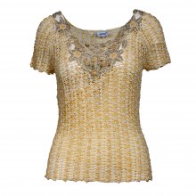 ΤΟΠ ΚΙΤΡΙΝΟ ΚΡΟΣΕ ΜΕ ΧΑΝΤΡΕΣ + ΕΣΩΤΕΡΙΚΟ MOSCHINO IT42