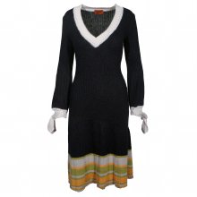 ΦΟΡΕΜΑ ΜΑΥΡΟ ΜΕ ΛΕΥΚΟ MISSONI ΙΤ42