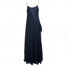 ΦΟΡΕΜΑ ΜΑΥΡΟ ΜΑΚΡΥ ΜΕ ΔΙΑΦΑΝΕΙΑ MAX MARA PIANOFORTE SIZE:IT46