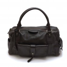 TOD'S ΤΣΑΝΤΑ ΚΑΦΕ ΔΕΡΜΑΤΙΝΗ ΜΕ ΤΣΕΠΕΣ