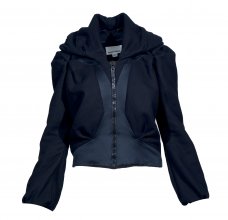 ΣΑΚΑΚΙ ΜΑΥΡΟ ΜΕΓΑΛΟΣ ΓΙΑΚΑΣ ΣΑΤΕΝ ΛΕΠΤΟΜΕΡΕΙΕΣ HUSSEIN CHALAYAN SIZE:IT40