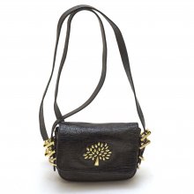 MULBERRY ΔΕΡΜΑΤΙΝΗ ΜΑΥΡΗ ΧΙΑΣΤΙ ΜΙΚΡΗ ΤΣΑΝΤΑ 