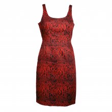 MICHAEL KORS ΚΟΚΚΙΝΟ ANIMAL PRINT ΦΟΡΕΜΑ SIZE:US6