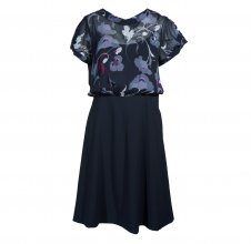 DKNY ΜΑΥΡΟ ΦΛΟΡΑΛ ΦΟΡΕΜΑ SIZE:US6