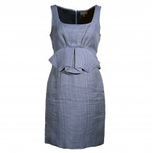 ZAC POSEN ΚΑΡΟ ΜΠΛΕ-ΓΚΡΙ ΦΟΡΕΜΑ SIZE:US8