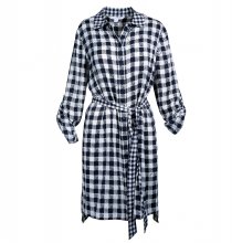 DIANE VON FURSTENBERG ΑΣΠΡΟΜΑΥΡΟ ΣΕΜΙΖΙΕ ΦΟΡΕΜΑ SIZE:US10