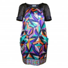 EMILIO PUCCI ΦΟΡΕΜΑ ΜΕ ΑΦΗΡΗΜΕΝΟ ΠΟΛΥΧΡΩΜΟ PRINT SIZE:IT42