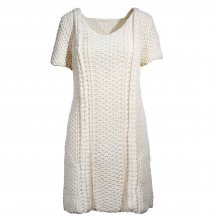 CHLOE ΠΛΕΚΤΟ ΕΚΡΟΥ ΦΟΡΕΜΑ SIZE:S