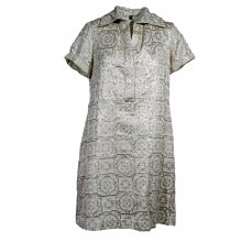 DIANE VON FURSTENBERG ΜΠΕΖ-ΧΡΥΣΟ ΦΟΡΕΜΑ SIZE:US6