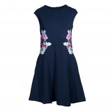 CARVEN ΣΚΟΥΡΟ ΜΠΛΕ ΑΜΑΝΙΚΟ ΦΟΡΕΜΑ SIZE:S 