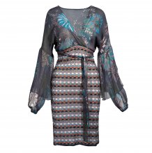 M MISSONI ΠΟΛΥΧΡΩΜΟ ΦΟΡΕΜΑ ΜΕ LUREX SIZE:IT44